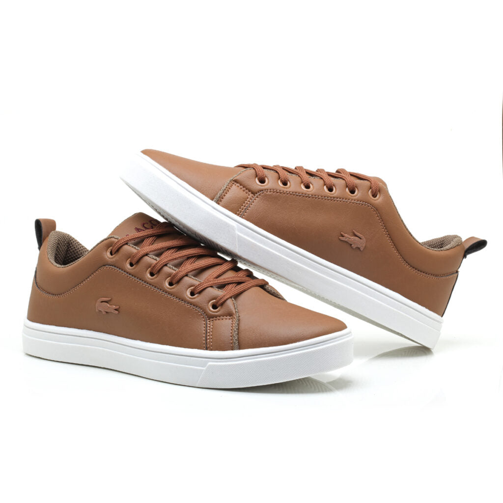 Lacoste Sapatênis Marrom