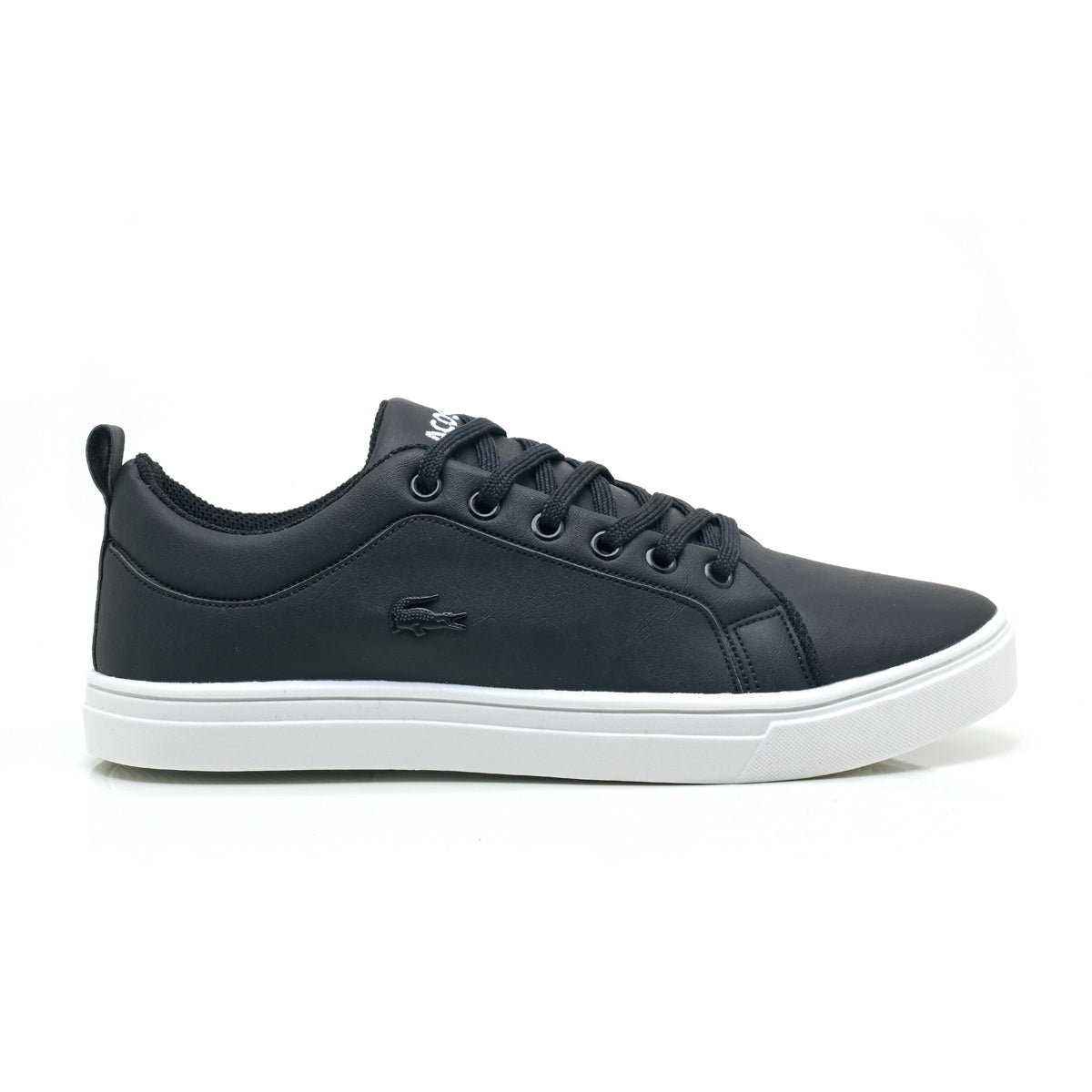Lacoste Sapatênis Preto Sola Branca