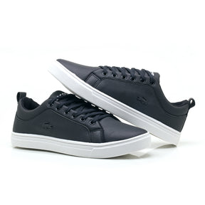 Lacoste Sapatênis Preto Sola Branca